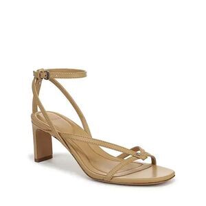 NEW Vince Marilyn Ankle Strap Sandals Light Sable Tan 9.5 Strappy Leather